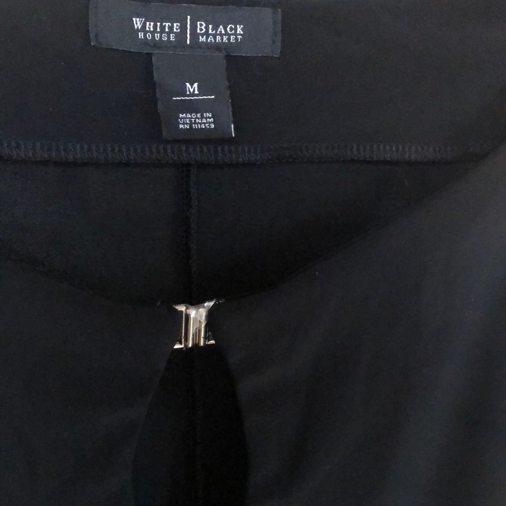 White House Black Market Black Blouse